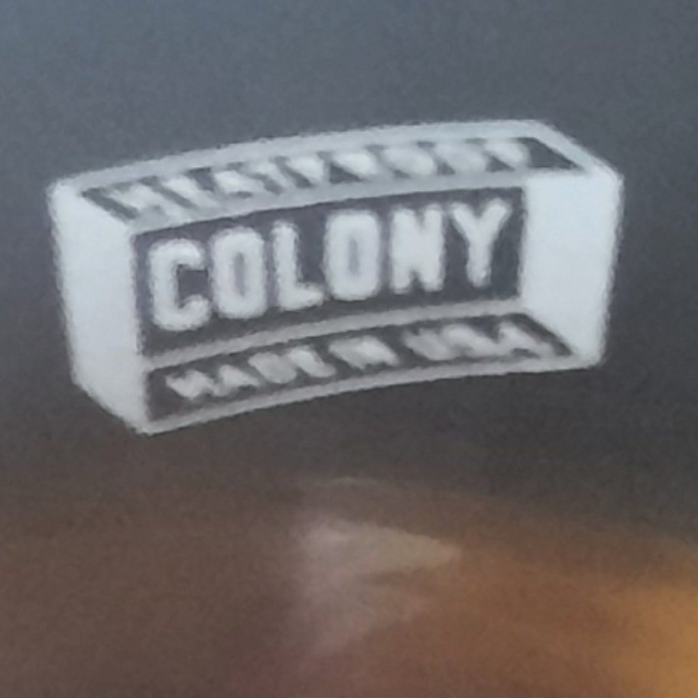 Vintage Colony Glass Coffee Pot with Original Warmer and Tag - Picture 8 of 8